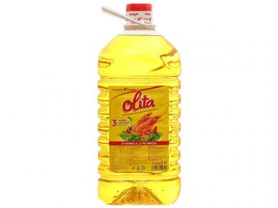 Dầu thực vật tinh luyện Olita can 5 lít
