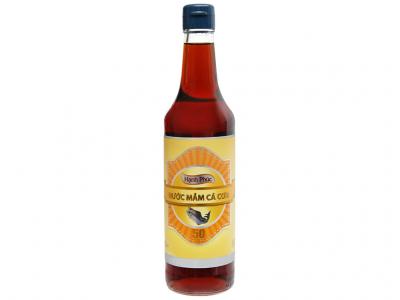 Nước mắm cá cơm Hạnh Phúc 50 độ đạm chai 500ml